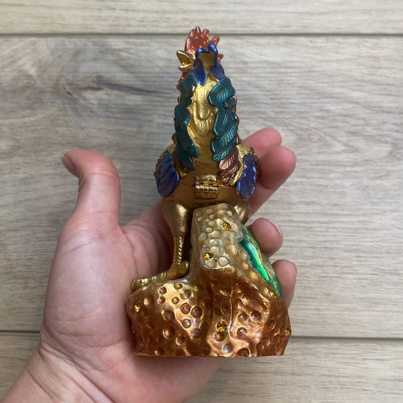 Ciel Enamel Rooster Trinket‎ Box - Picture 4 of 10